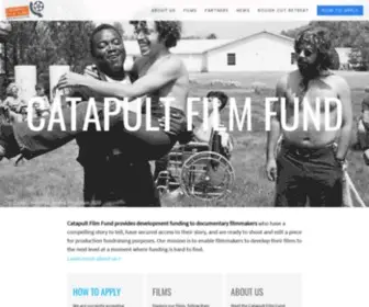 Catapultfilmfund.org(Catapult Film Fund) Screenshot