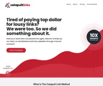 Catapultlinks.com(Highest Quality And Authority Backlinks) Screenshot