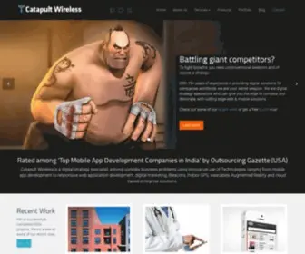 Catapultwireless.net(Top Mobile App development companies) Screenshot