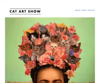 Catartshow.com(CAT ART SHOW) Screenshot