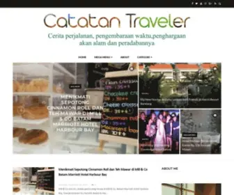 Catatantraveler.com(Catatan Traveler) Screenshot