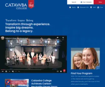 Catawba.edu(Catawba College) Screenshot