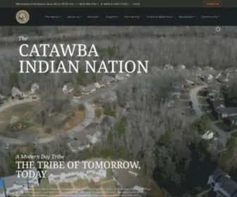 Catawbaindian.net(Catawba Indian Nation) Screenshot