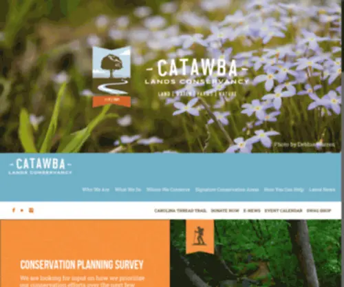 Catawbalands.org(Pre-registration) Screenshot