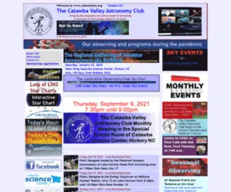 Catawbasky.org(The Catawba Valley Astronomy Club) Screenshot