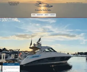 Catawbayachtsales.com(Catawba Yacht Sales) Screenshot