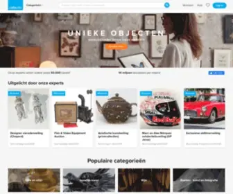 Catawiki.be(Online Veilingen met bijzondere objecten) Screenshot