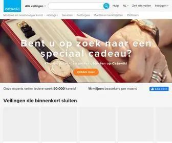 Catawiki.nl(Het online verkoopplatform met wekelijkse veilingen) Screenshot