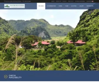 Catbaecolodge.com(Cat Ba Eco Lodge) Screenshot