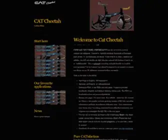 Catbikes.ch(Cat Cheetah Website) Screenshot