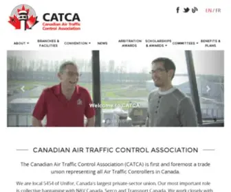 Catca.ca(Canadian Air Traffic Control Association) Screenshot