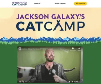 Catcamp.com(Jackson Galaxy's Cat Camp) Screenshot