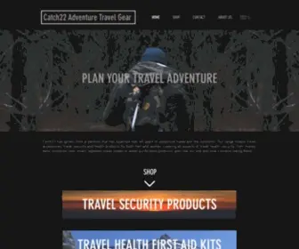 Catch22Products.co.uk(Travel Security and heath products) Screenshot