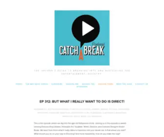 Catchabreakpodcast.com(Catch A Break) Screenshot