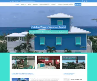 Catchawavebahamas.com(Bahamas Vacation Rental) Screenshot