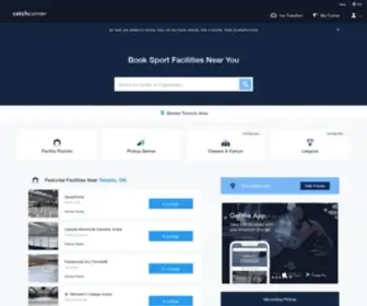Catchcorner.com(Book Facilities) Screenshot