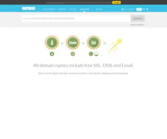 CatchDomains.com(Domain name search) Screenshot