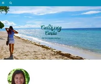 Catchingcarla.com(The Traveling Filipina) Screenshot