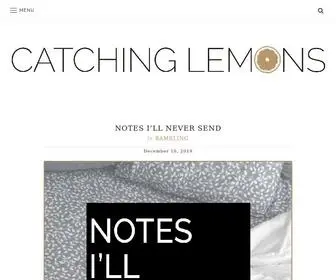 Catchinglemons.com(Catching Lemons) Screenshot