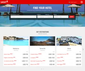 Catchit.com(Book the cheapest hotels online) Screenshot