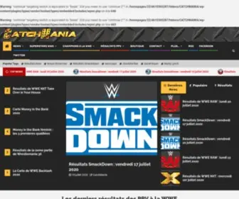 Catchmania.com(Catch Résultats WWE PPV) Screenshot