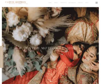 Catchmotion.com(Luxury Indian Wedding Photographer & Cinematographer Studio) Screenshot