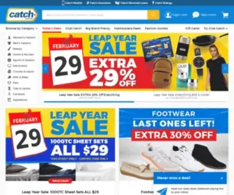 Catchoftheday.com.au(Daily deals) Screenshot