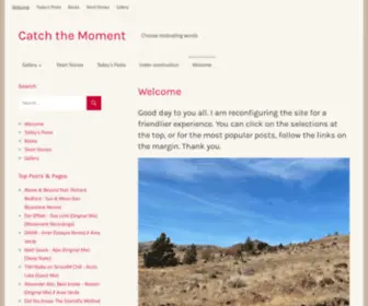 Catchthemoment.blog(Choose motivating words) Screenshot