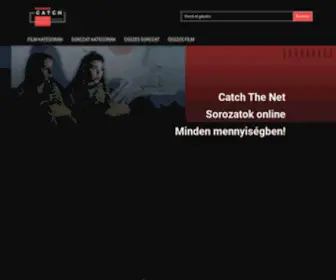 Catchthenet.com(Főoldal) Screenshot