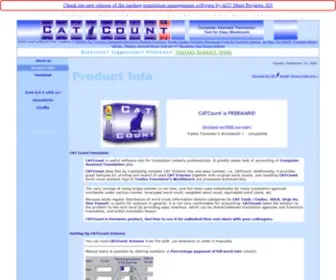 Catcount.com(Computer Assisted Translation Tool for Easy Wordcount) Screenshot