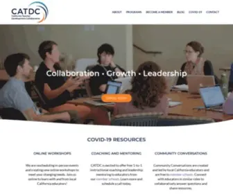 Catdc.org(California Teacher Development Collaborative) Screenshot