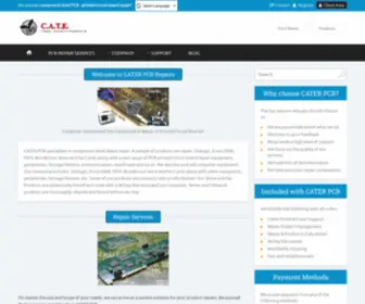 Cate-INC.com(Computer Automated Test Equipment Repairs of Printed Circuit Boards) Screenshot