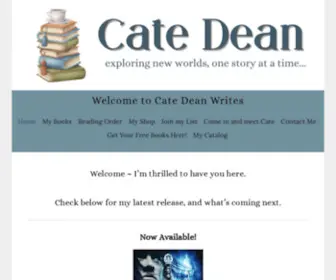 Catedeanwrites.com(Cate Dean) Screenshot