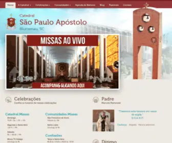 Catedraldeblumenau.org.br(Catedral) Screenshot