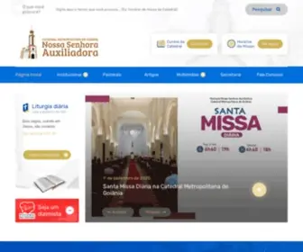 Catedralgo.org.br(Catedral Metropolitana Nossa Senhora Auxiliadora) Screenshot