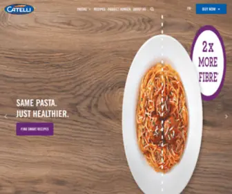 Catelli.com(Catelli Pasta) Screenshot