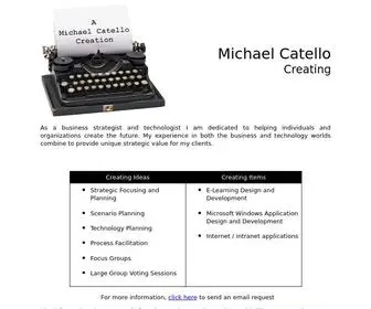 Catello.com(Michael Catello Creating) Screenshot