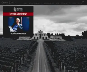 Catenazapata.com(Nicol�s Catena Zapata planted the Adrianna vineyard in Gualtallary with a single goal in mind) Screenshot