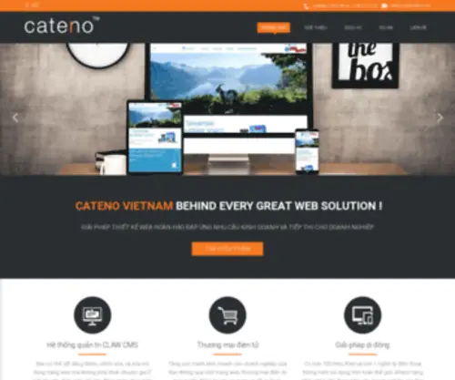 Cateno.com(Vi lager verdiskapende nettløsninger) Screenshot