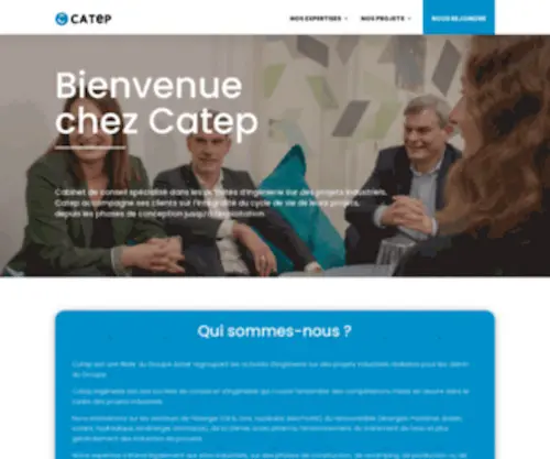 Catep.com(Bienvenue chez CATEP) Screenshot