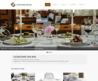 Catercomm.com.my(Hotel Supplies Malaysia) Screenshot