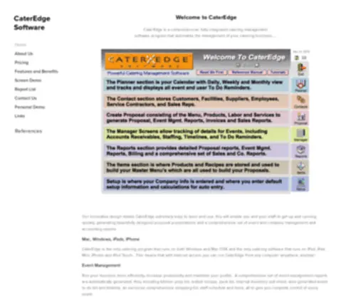 Cateredgesoftware.com(cateredgesoftware) Screenshot