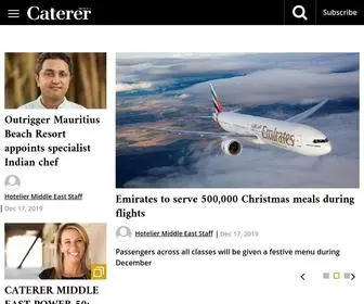 Caterermiddleeast.com(Caterer Middle East) Screenshot