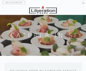 Caterersf.com(Top Local San Francisco Catering Company) Screenshot