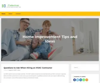 Caterinar.com(Home Improvement Tips and Ideas) Screenshot