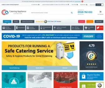 Catering-Appliance.com(Commercial Catering Appliances) Screenshot