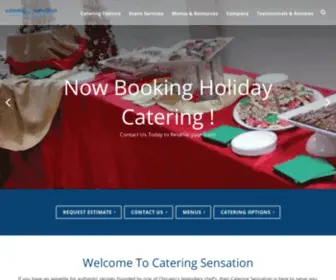 Catering-Sensation.com(Catering & Event Services) Screenshot