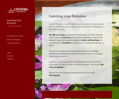 Catering-Vom-Feinsten.de(Catering vom Feinsten) Screenshot