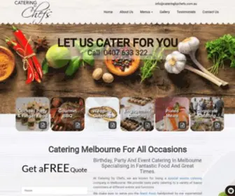 Cateringbychefs.com.au(Catering Melbourne) Screenshot