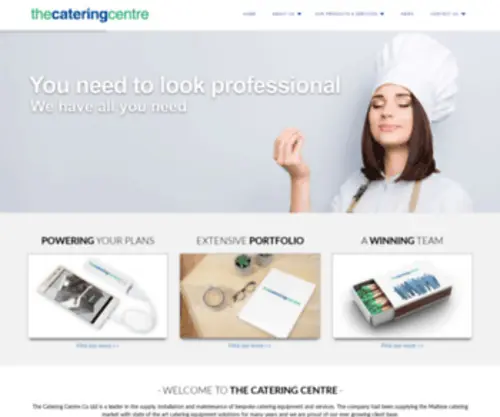 Cateringcentre.com(The Catering Centre Co Ltd) Screenshot